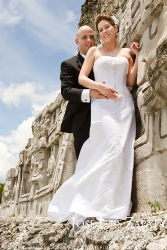 Maya, Mayan, Wedding, Weddings, Belize, Jose Luis Zapata Photography Belize Weddings Xunantunich Maya Ruin Wedding