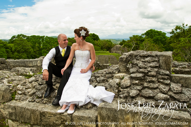 Maya, Mayan, Wedding, Weddings, Belize, Jose Luis Zapata Photography Belize Weddings Xunantunich Maya Ruin Wedding